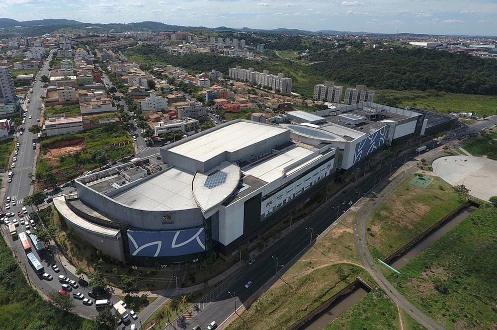 Vista aérea do bairro Cabral